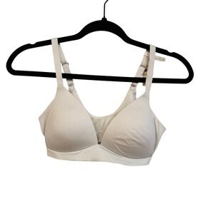Aerie Sunnie Real Good Womens 30D Wireless T-Shirt Bra Light Gray NWT
